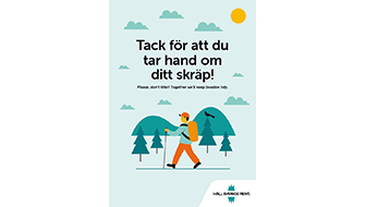 Bild på tackaffisch friluftsliv